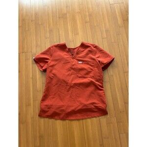 Figs Scrubs Top Womens Clay Catarina One Pocket Used Small